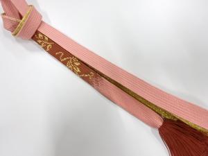 正絹　撚り房　手組帯締め